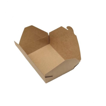 Cajas de alimentos de papel biodegradables de diferentes tamaños al por mayor